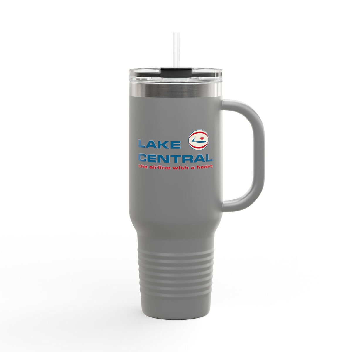 Lake Central Airlines 40oz Insulated Travel Mug Stainless Tumbler