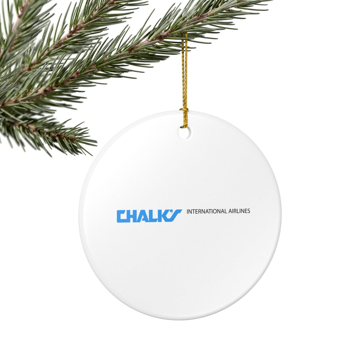 Chalk's International Airlines Ceramic Ornament