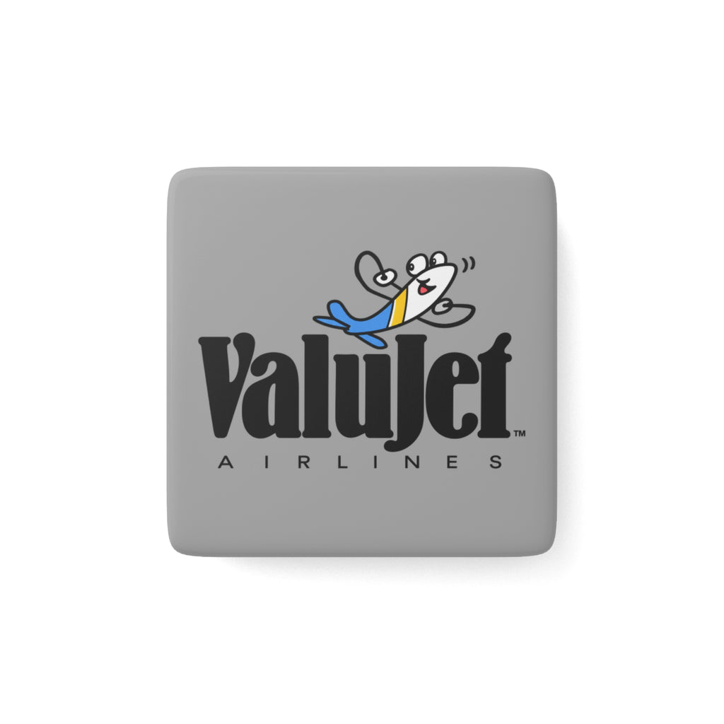 ValuJet Airlines Square Porcelain Fridge Magnet