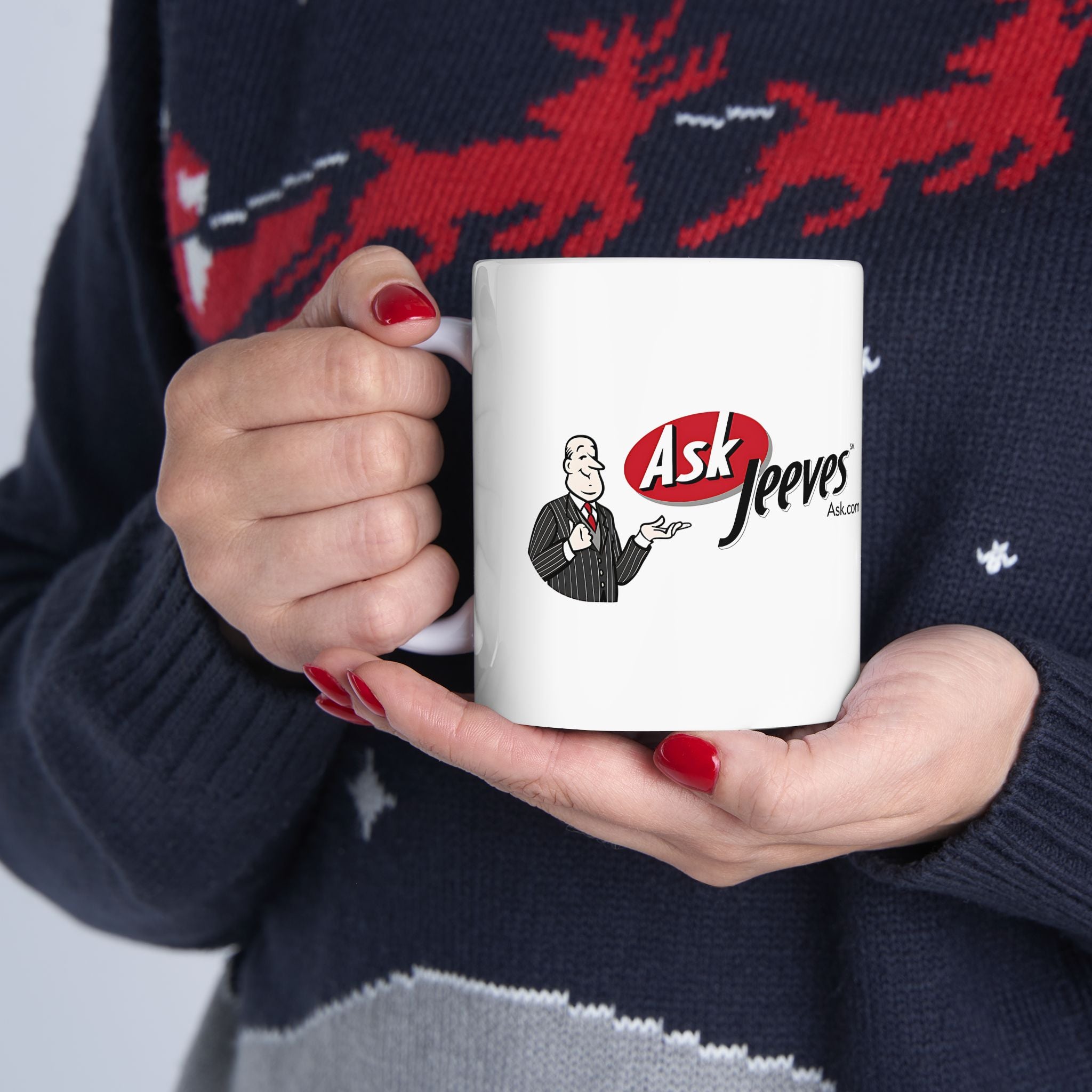 Ask Jeeves Ceramic Coffee Mug