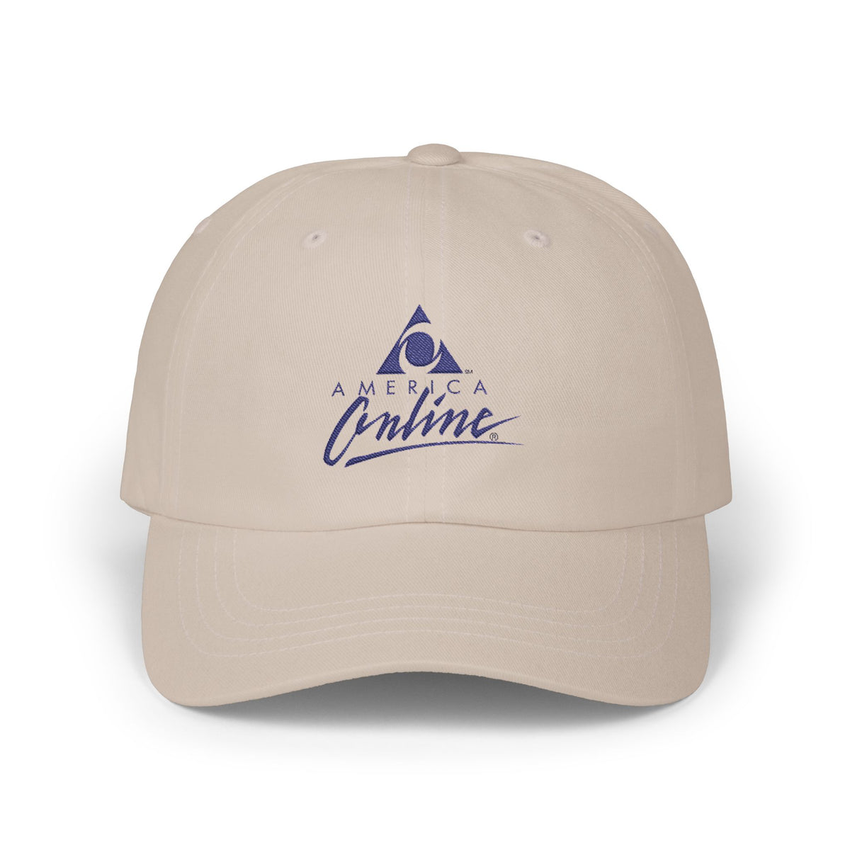 America Online (AOL) Embroidered Dad Cap Hat