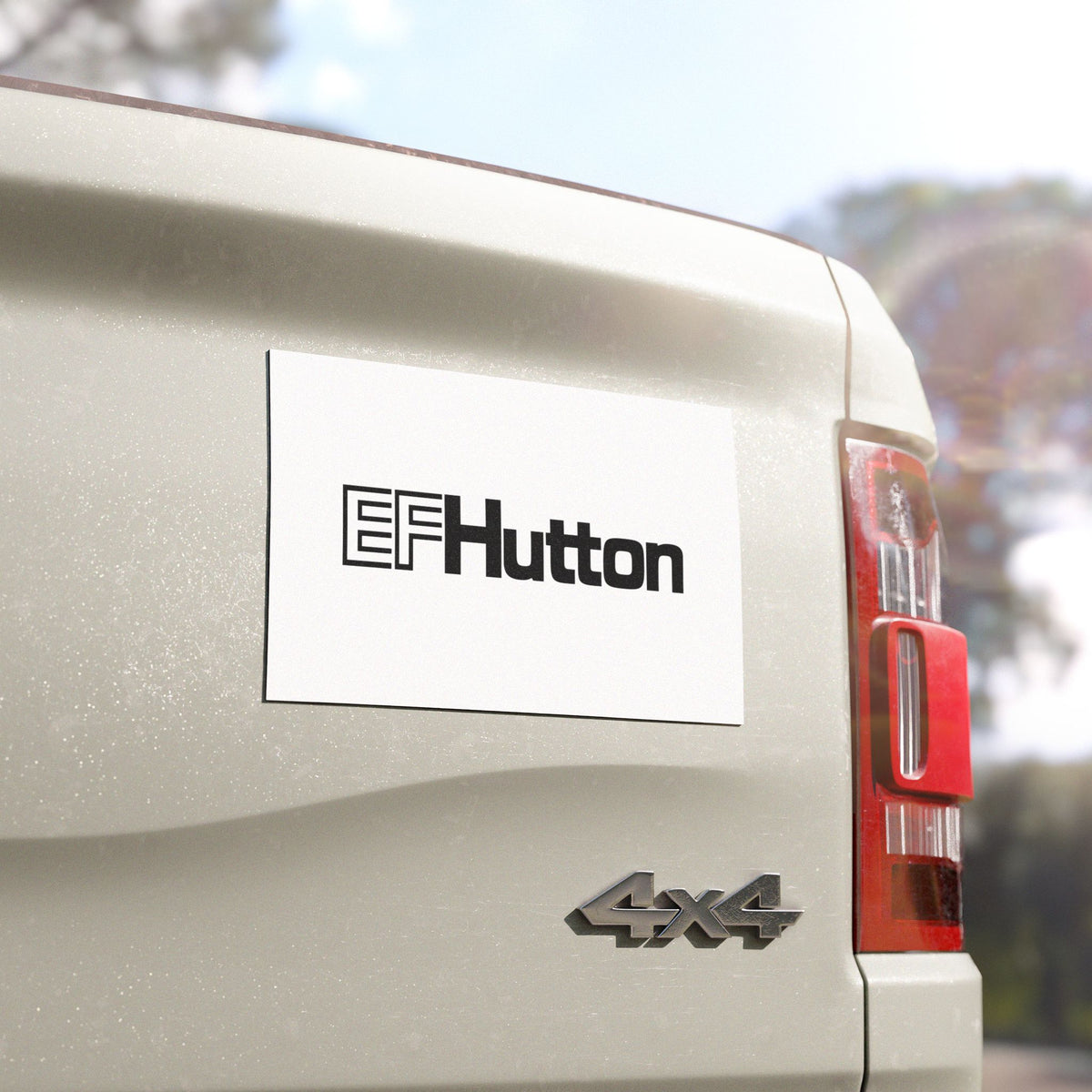 E. F. Hutton Car Magnet
