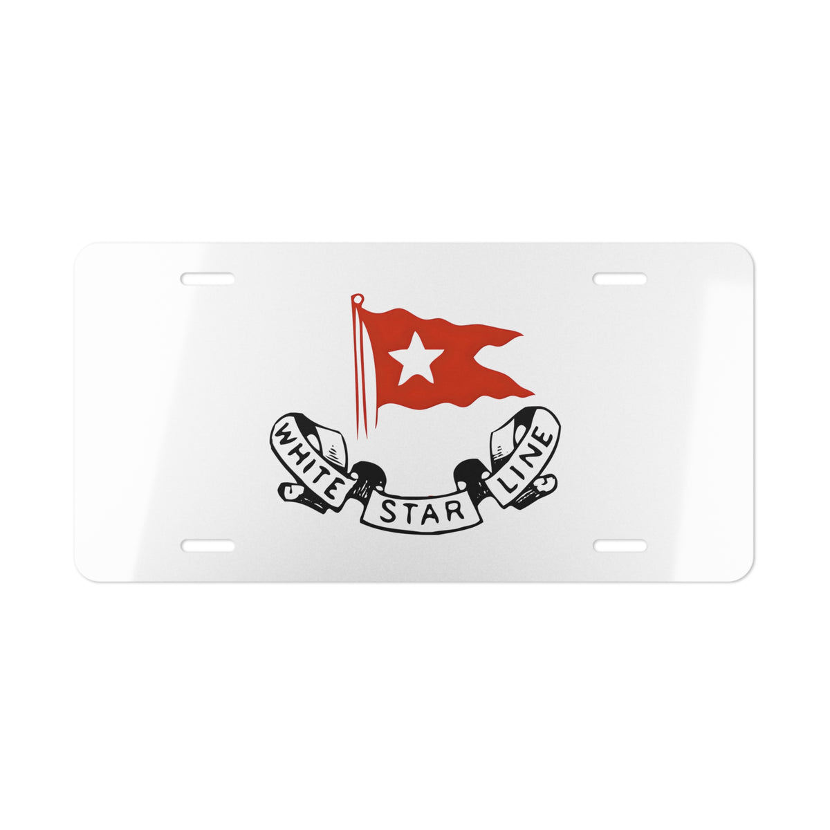 White Star Line Vanity License Plate