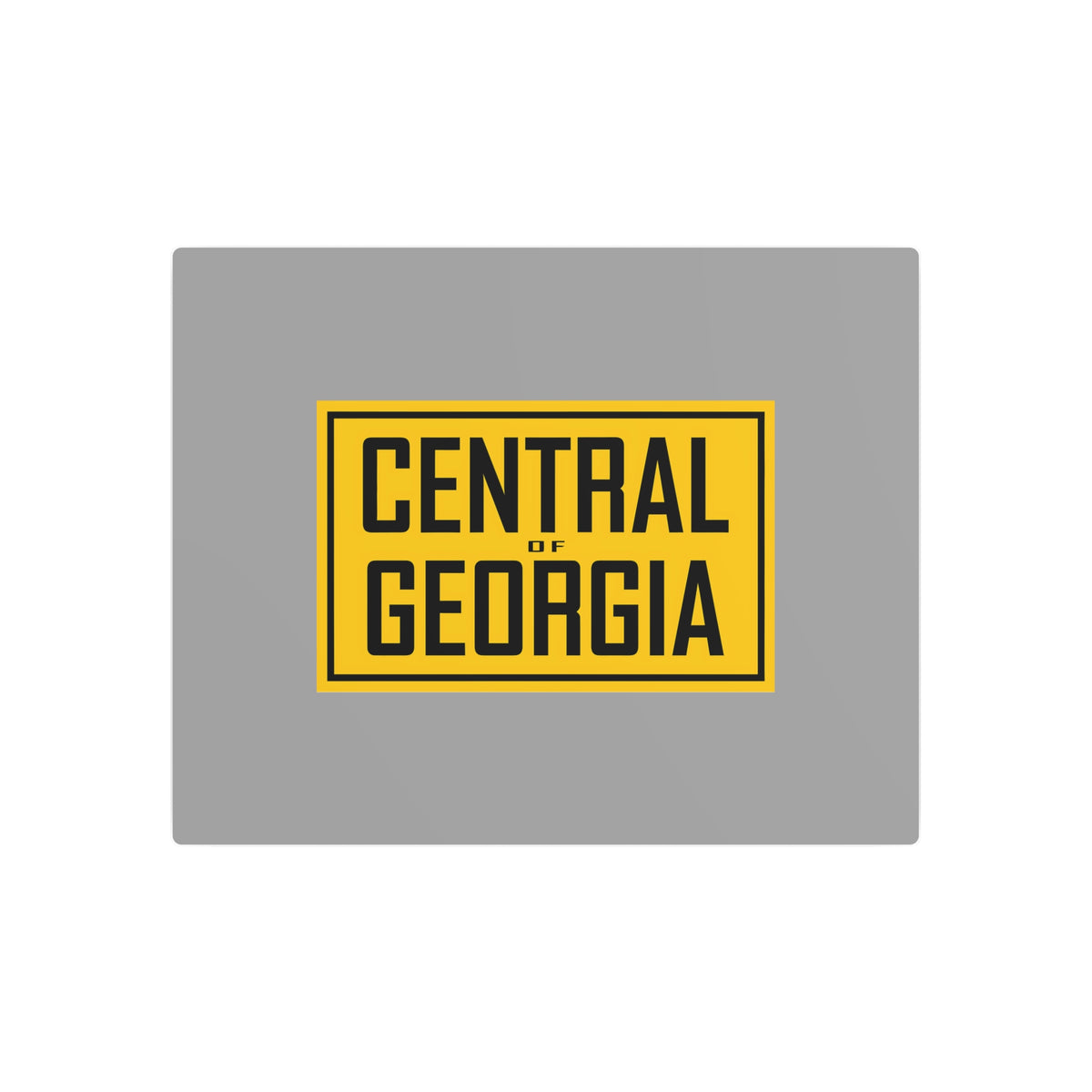 Central of Georgia Railway Metal Sign