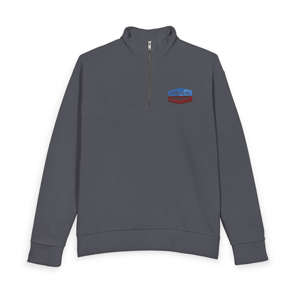 Penn Fruit Heavy Knit Quarter-Zip Sweatshirt