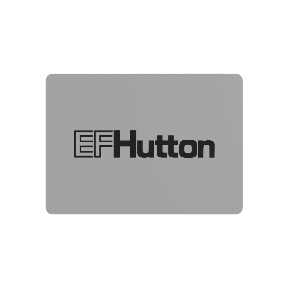 E. F. Hutton Metal Sign