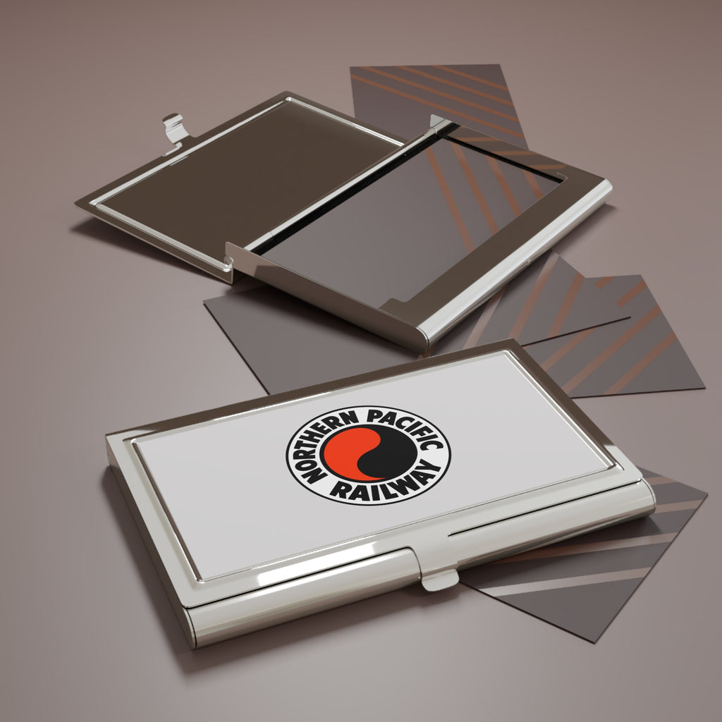 Northern Pacific Railway Metal Business Card Holder