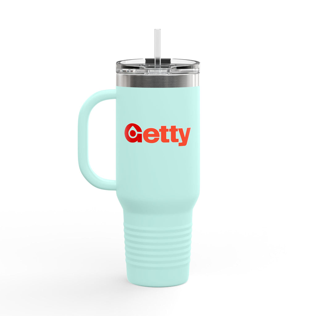 Getty Oil 40oz Insulated Travel Mug Stainless Tumbler