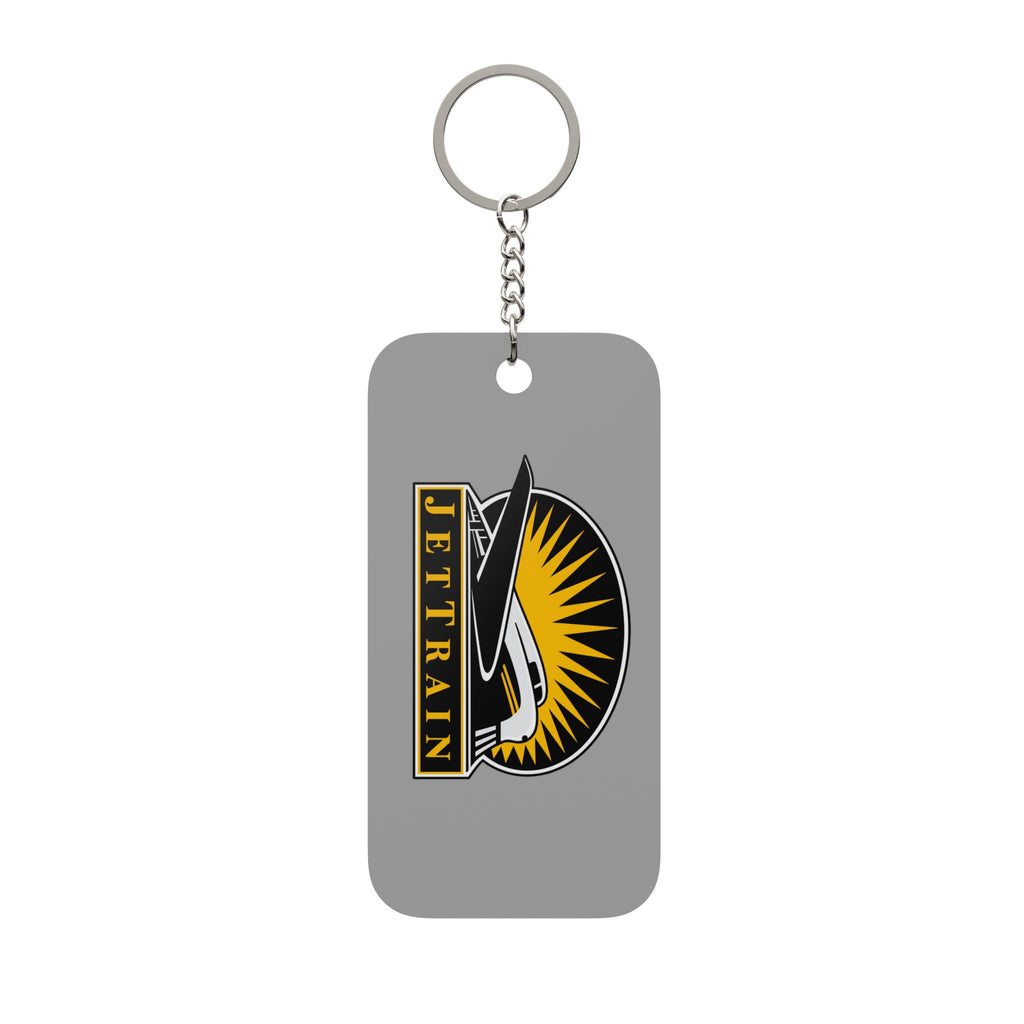 Bombardier JetTrain Double-Sided Keychain Charm