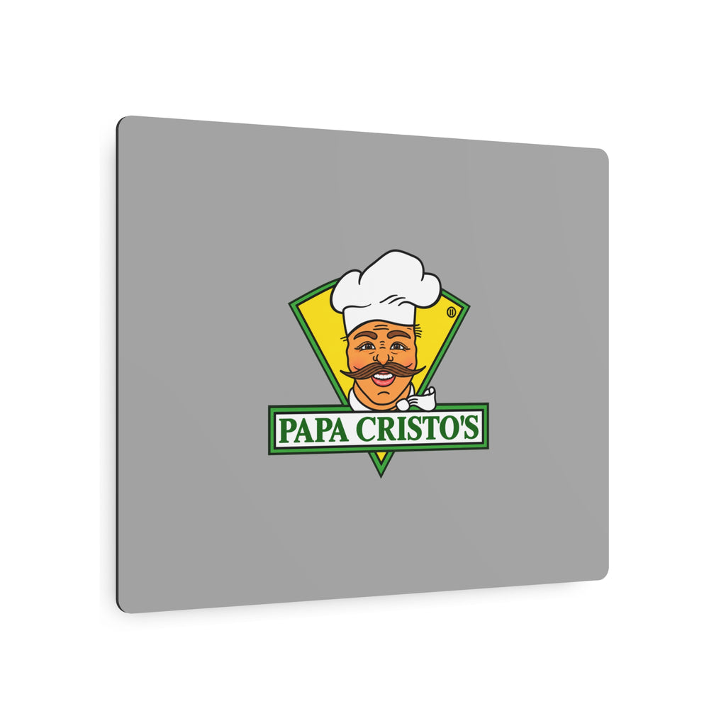 Papa Cristo's Metal Sign
