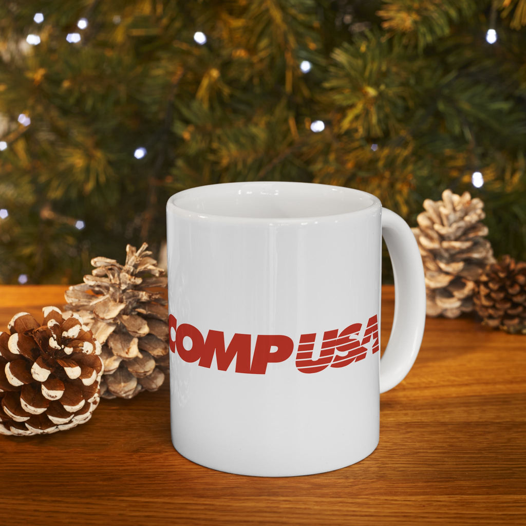 CompUSA Ceramic Coffee Mug