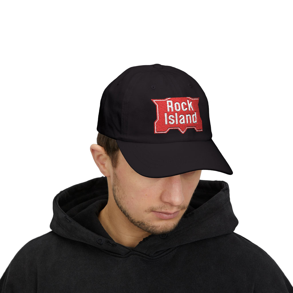 Chicago, Rock Island and Pacific Railroad Embroidered Dad Cap Hat