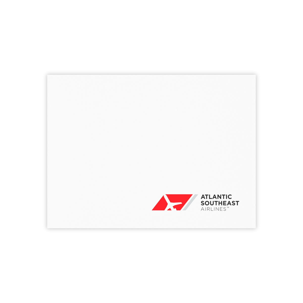 Atlantic Southeast Airlines Sticky Post-it Note Pad