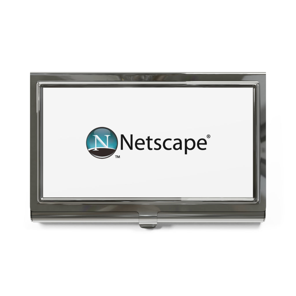 Netscape Metal Business Card Holder