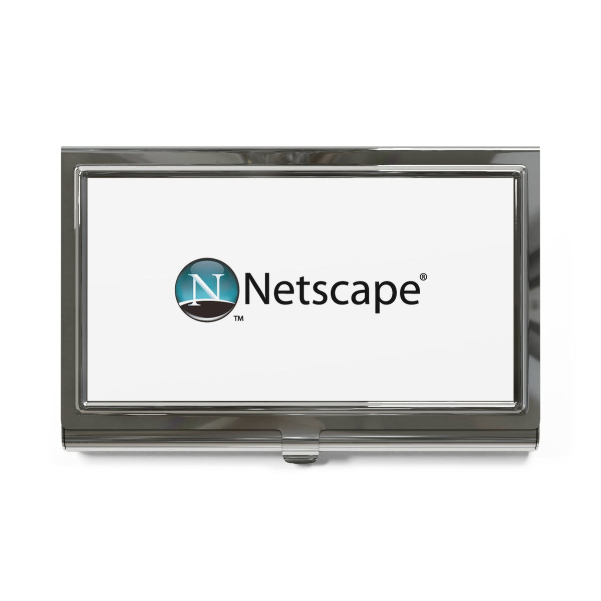 Netscape Metal Business Card Holder
