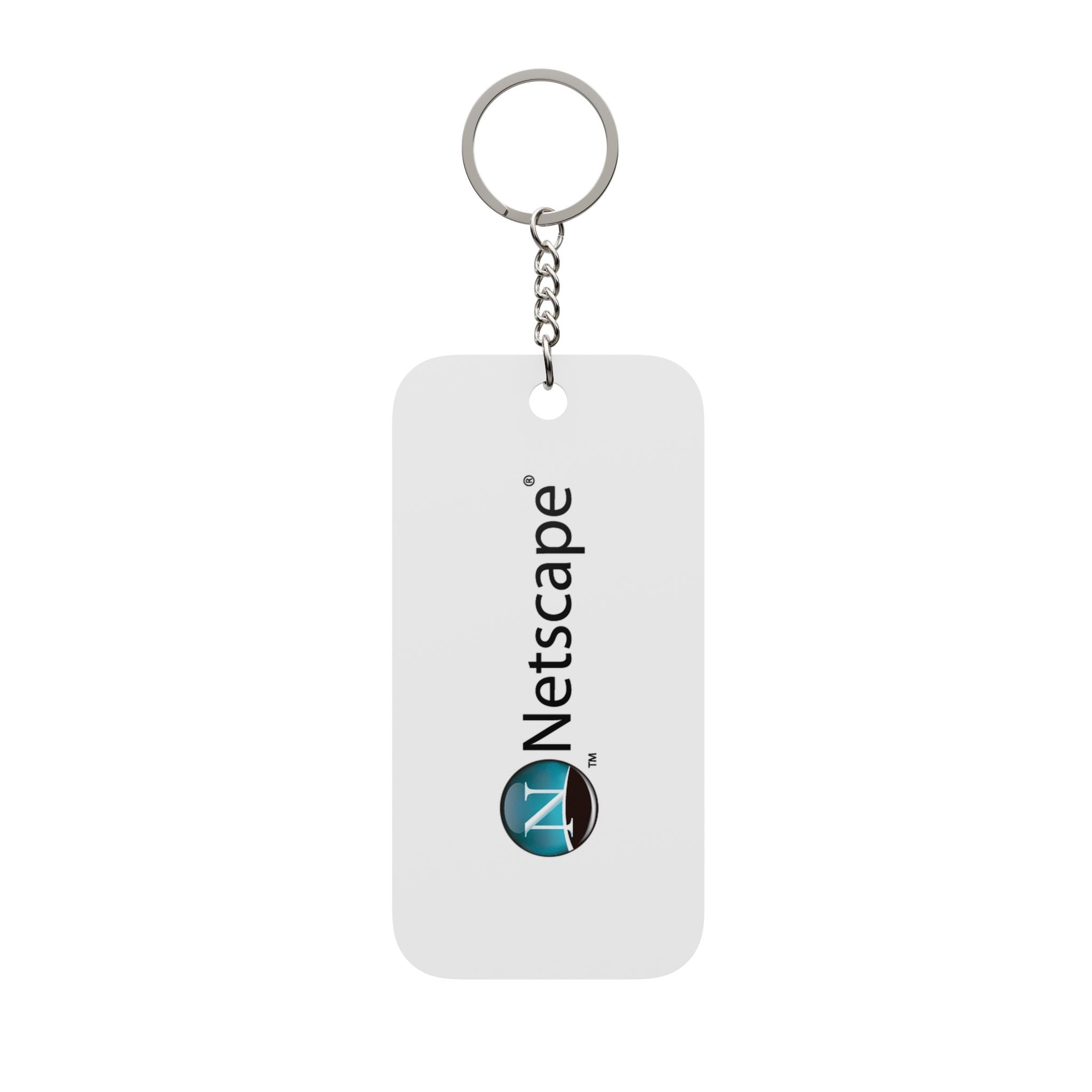 Netscape Double-Sided Keychain Charm