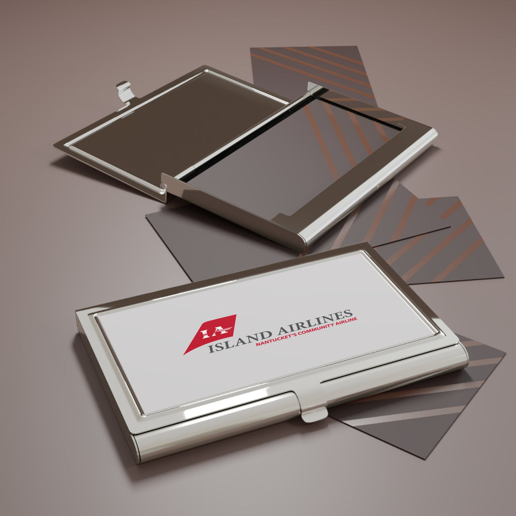 Island Airlines Metal Business Card Holder