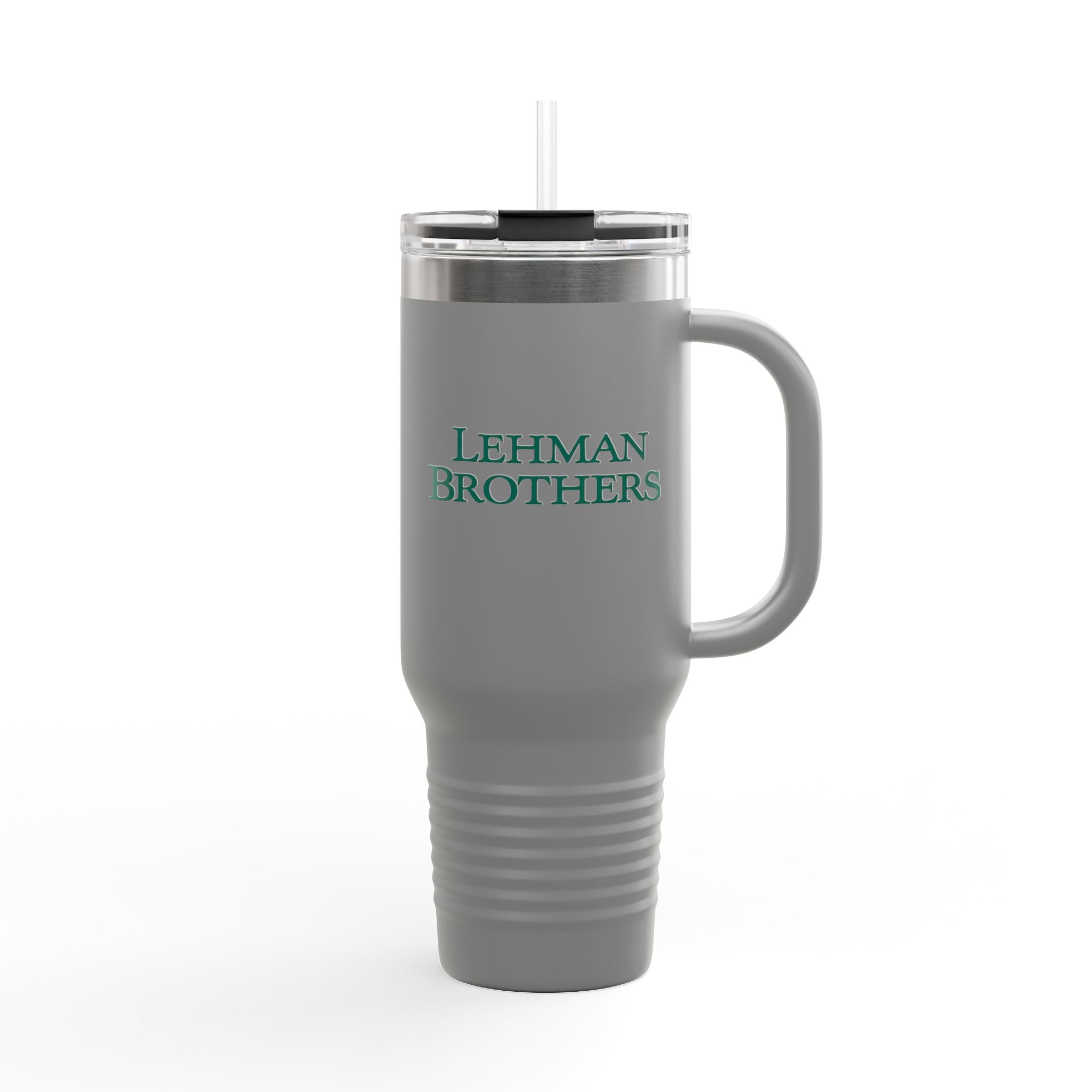 Lehman Brothers 40oz Insulated Travel Mug Stainless Tumbler