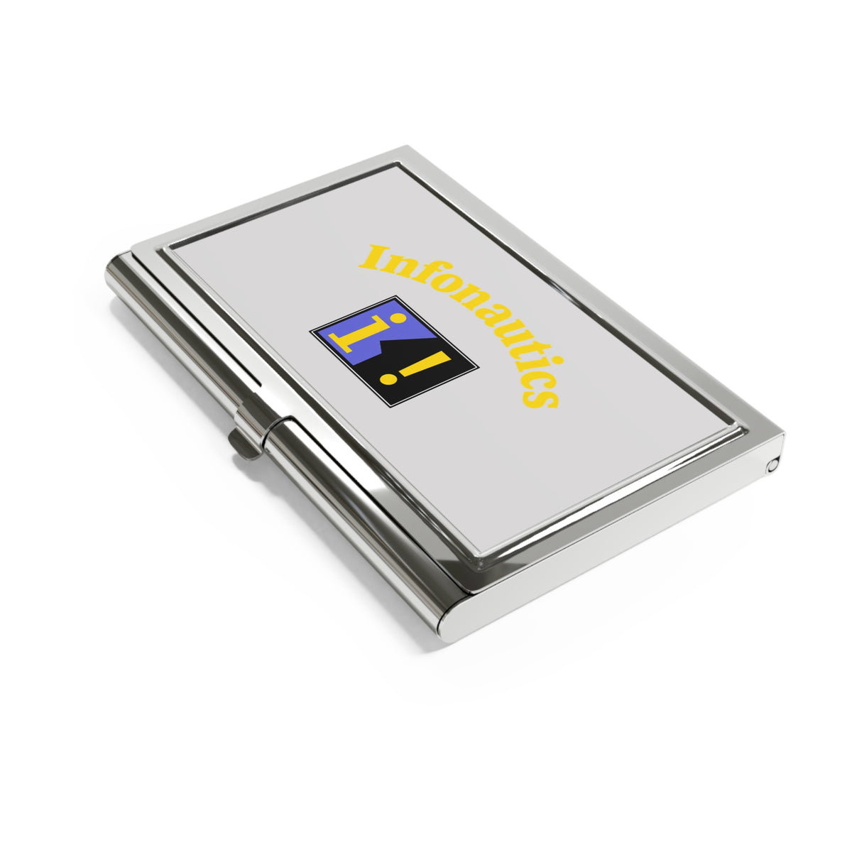 Infonautics Metal Business Card Holder