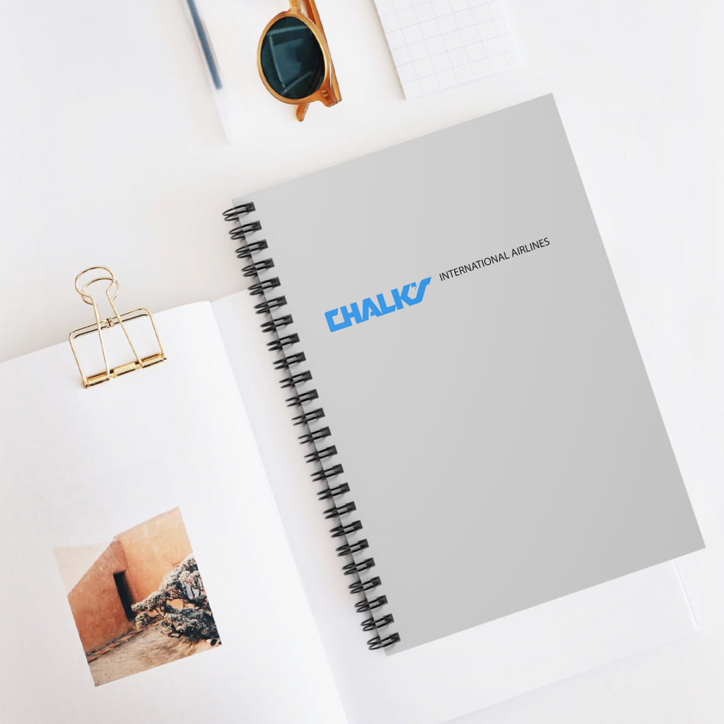 Chalk's International Airlines Spiral Notebook