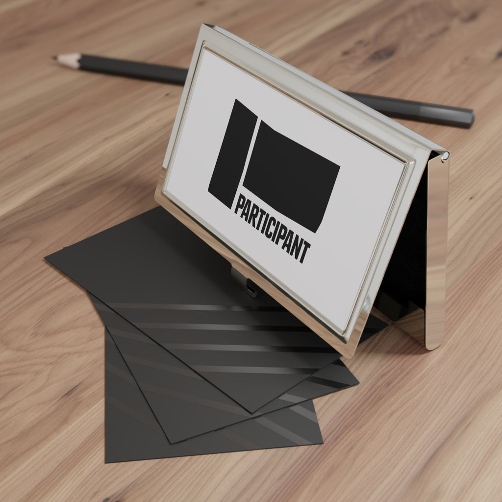 Participant Media Metal Business Card Holder