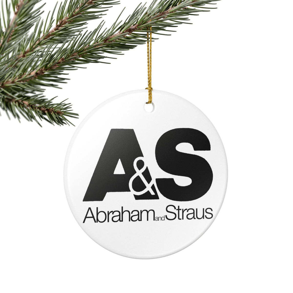 Abraham & Straus Ceramic Ornament