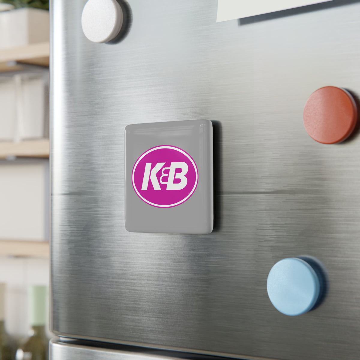 K&B (Katz & Besthoff) Square Porcelain Fridge Magnet