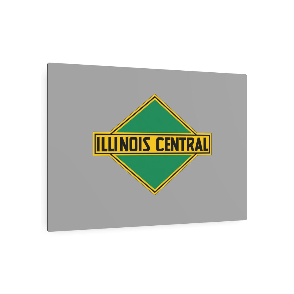 Illinois Central Railroad Metal Sign