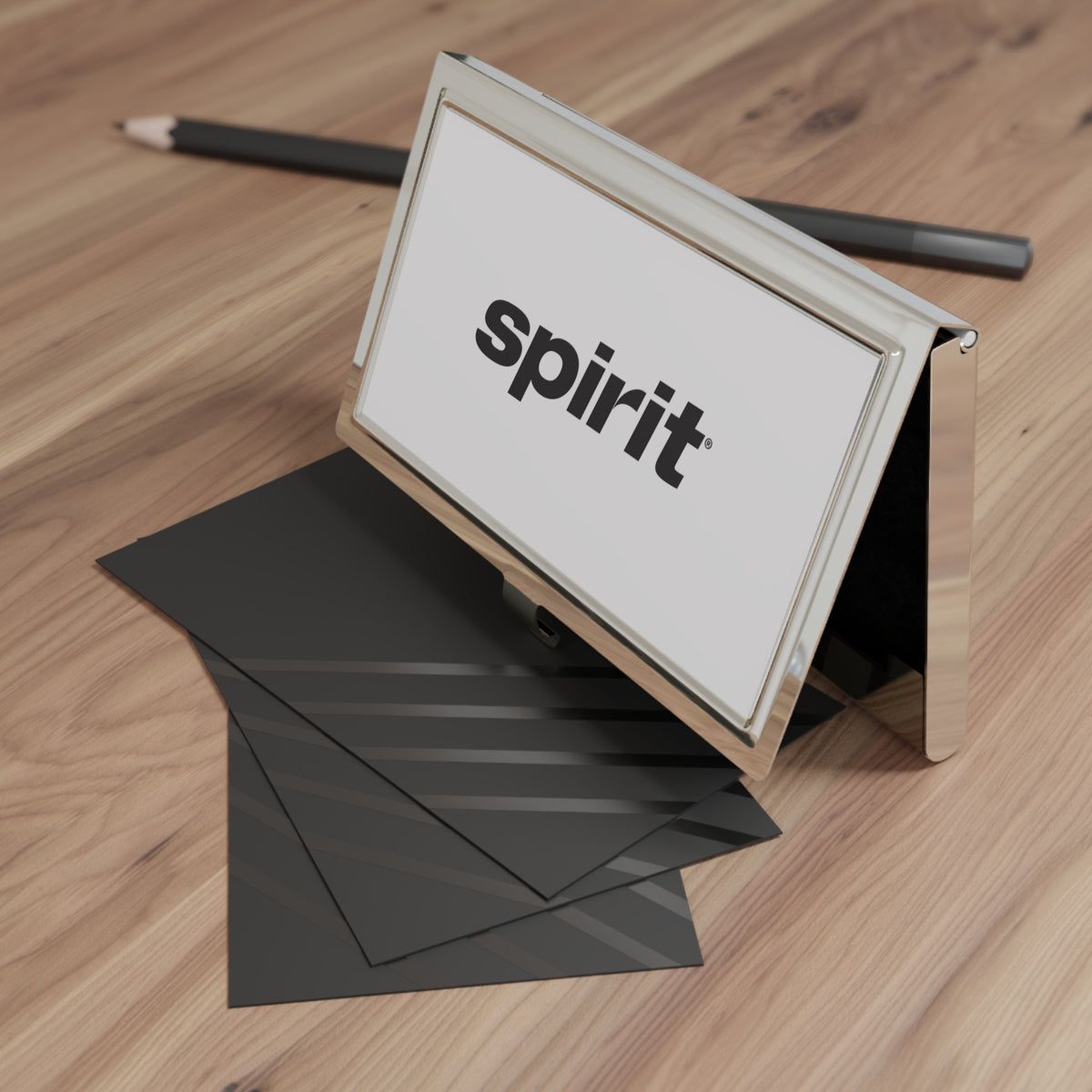 Spirit Airlines Metal Business Card Holder