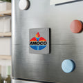 Amoco Square Porcelain Fridge Magnet