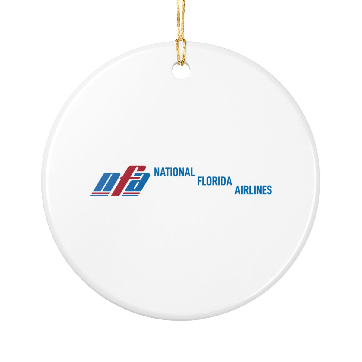 National Florida Airlines Ceramic Ornament