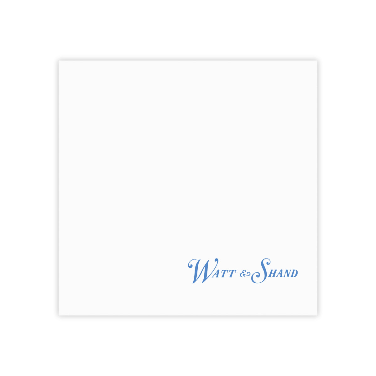Watt & Shand Sticky Post-it Note Pad
