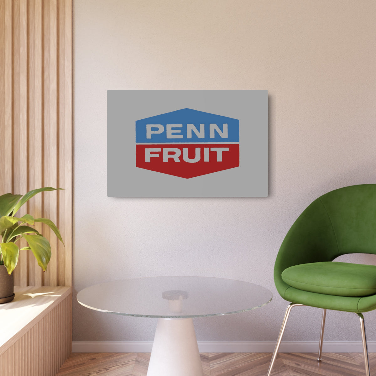 Penn Fruit Metal Sign