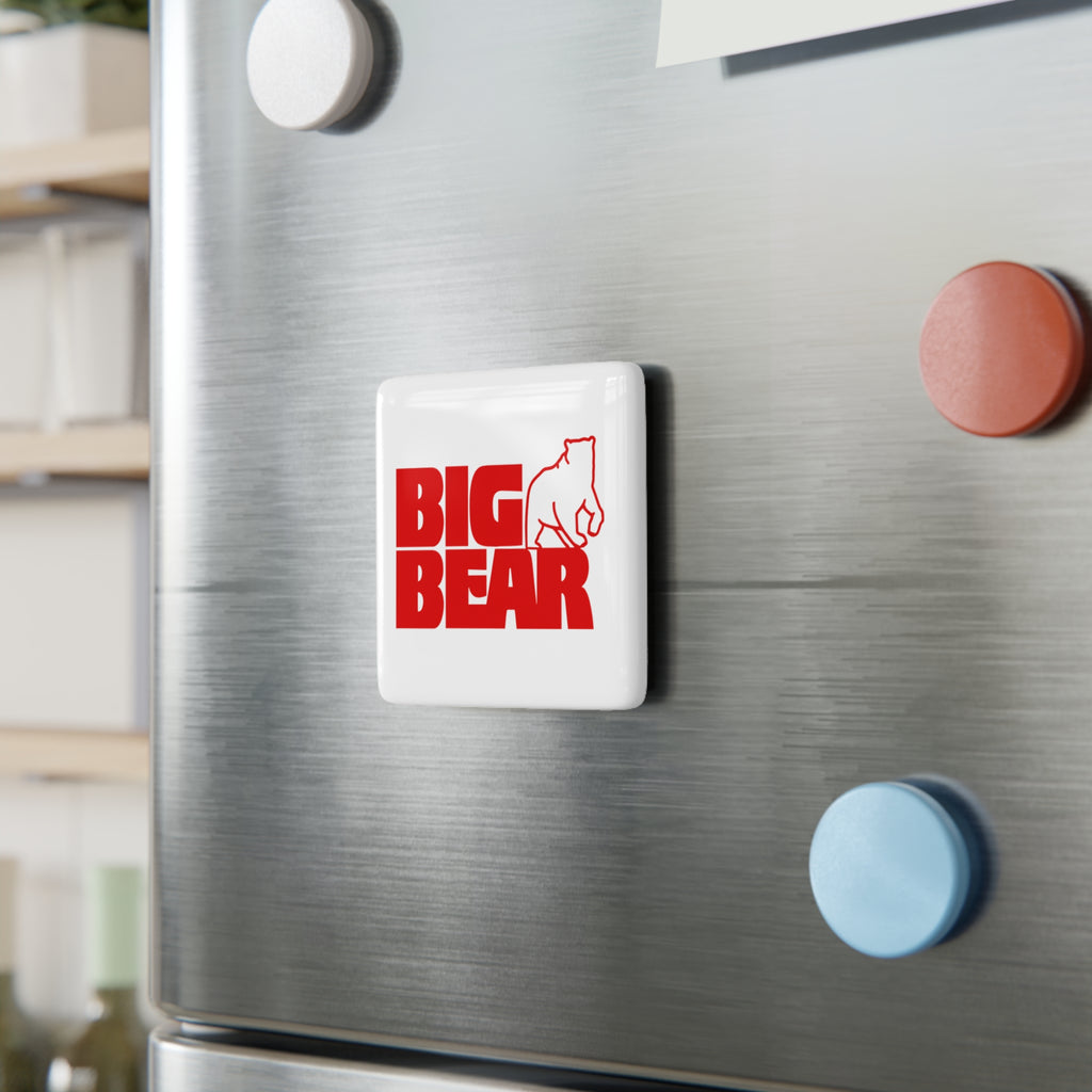 Big Bear Stores Square Porcelain Fridge Magnet