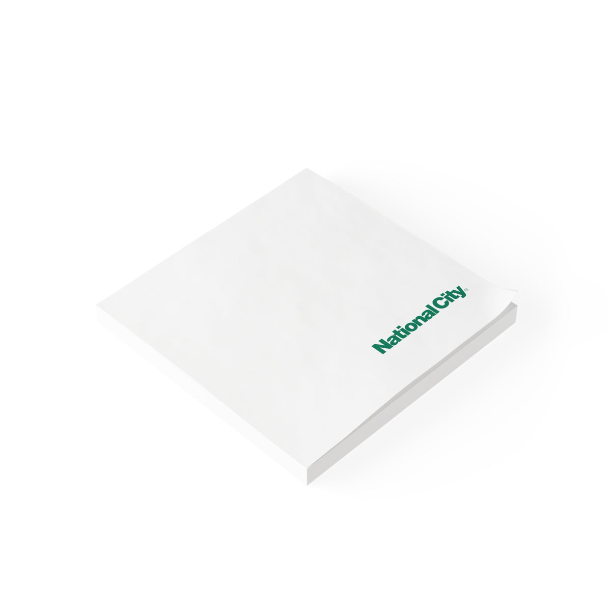 National City Bank Sticky Post-it Note Pad