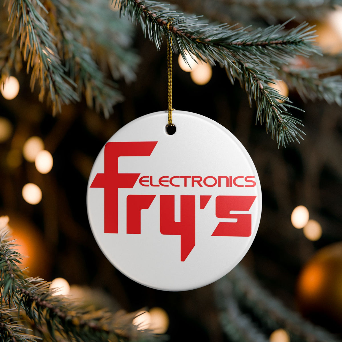 Fry's Electronics, Inc. Ceramic Ornament