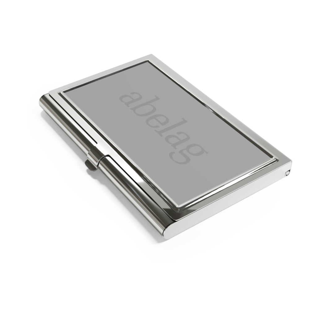 Abelag Aviation Metal Business Card Holder