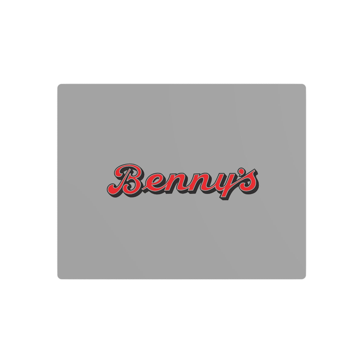 Benny's Metal Sign