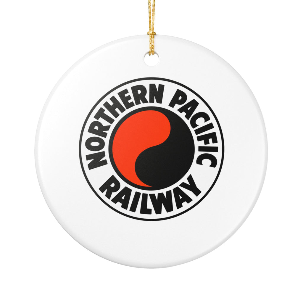 Northern Pacific Railway Ceramic Ornament
