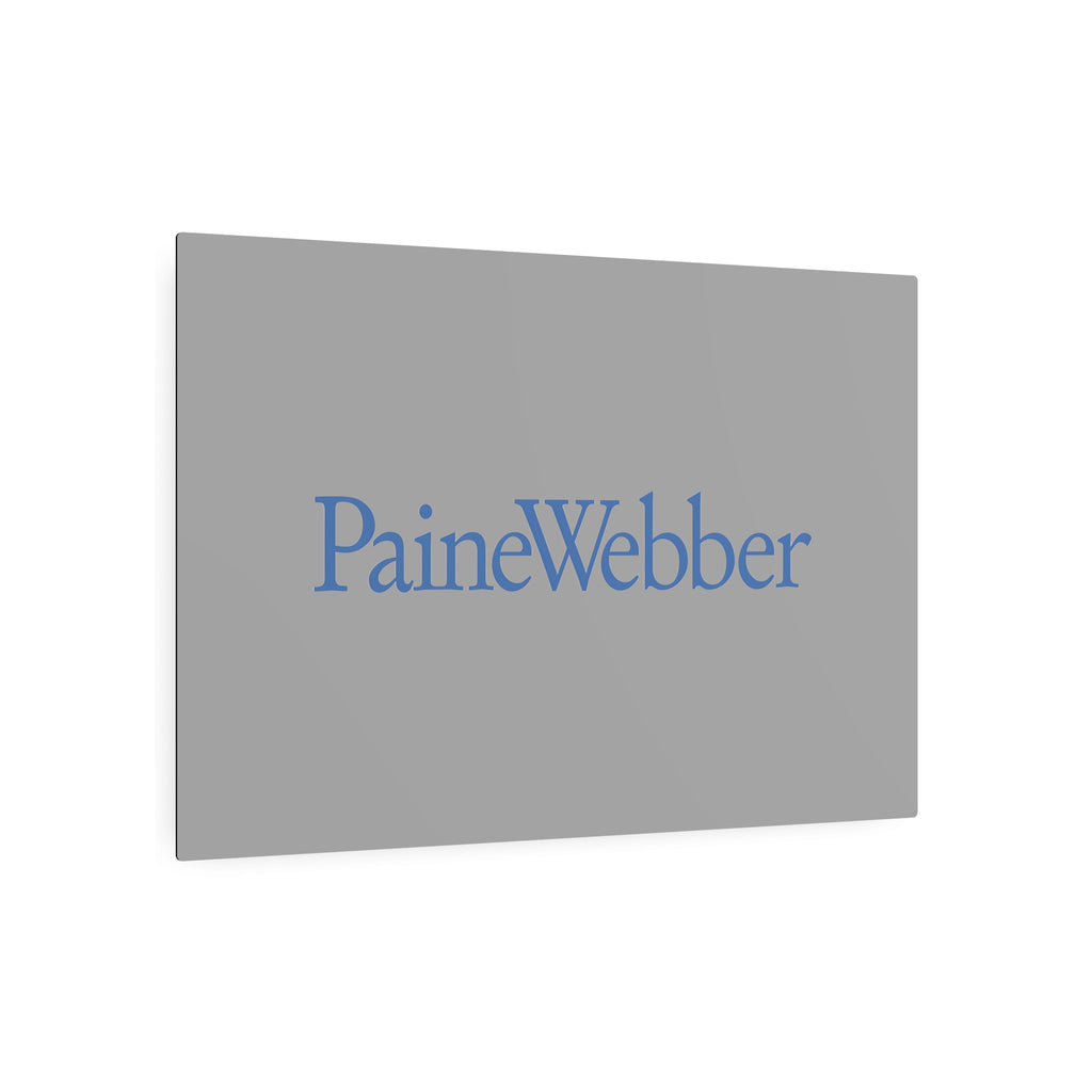 PaineWebber Metal Sign