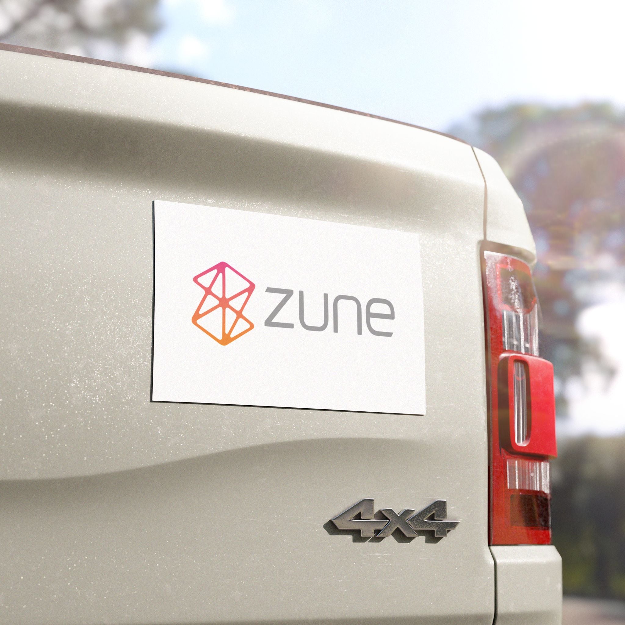 Zune Car Magnet