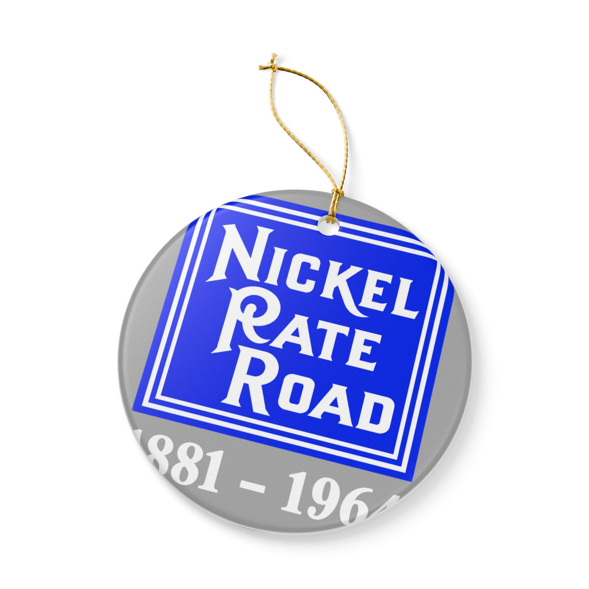 New York, Chicago and St. Louis Railroad Ceramic Ornament