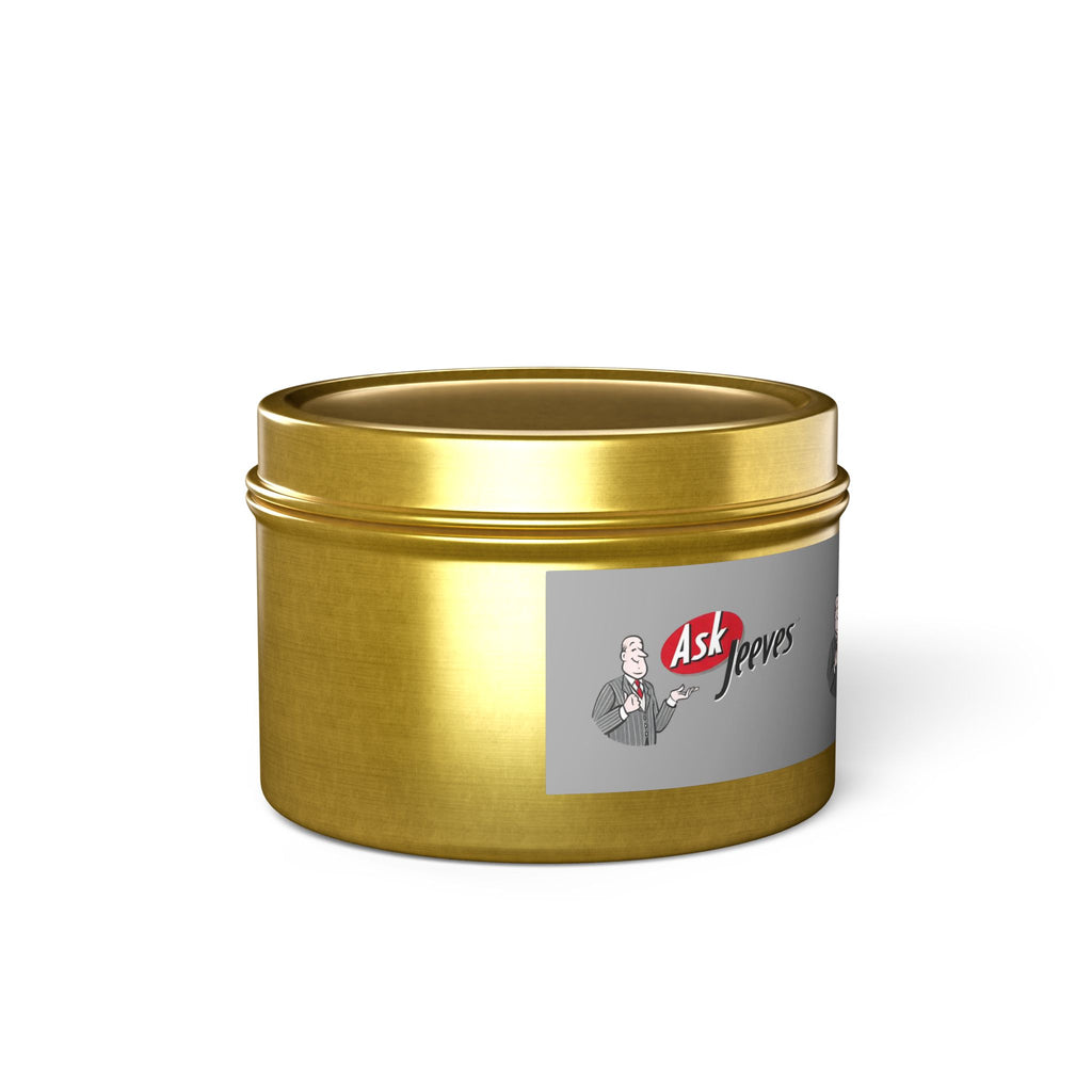 Ask Jeeves Tin Candle