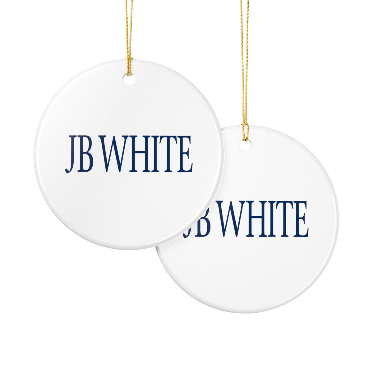 J. B. White Ceramic Ornament