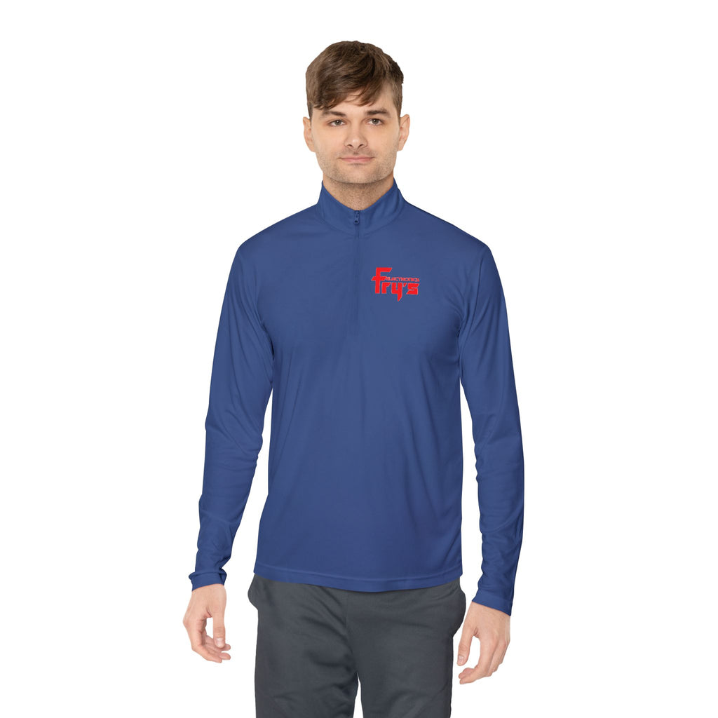 Fry's Electronics, Inc. Unisex Quarter Zip Pullover