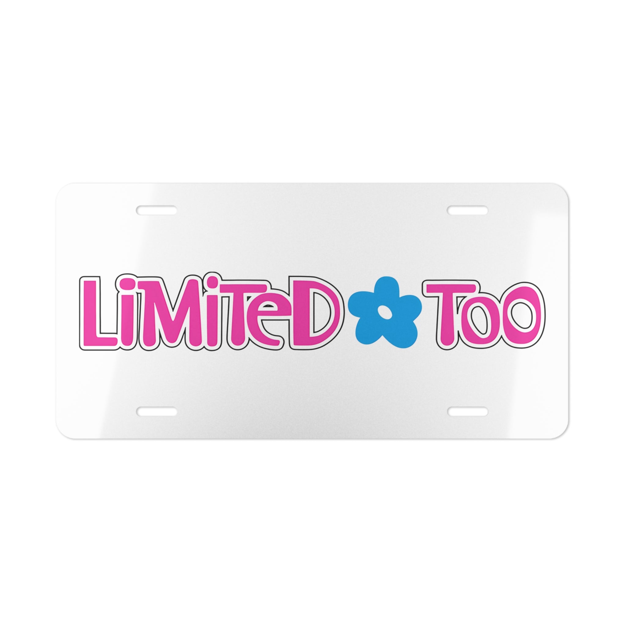 Limited Too Vanity License Plate