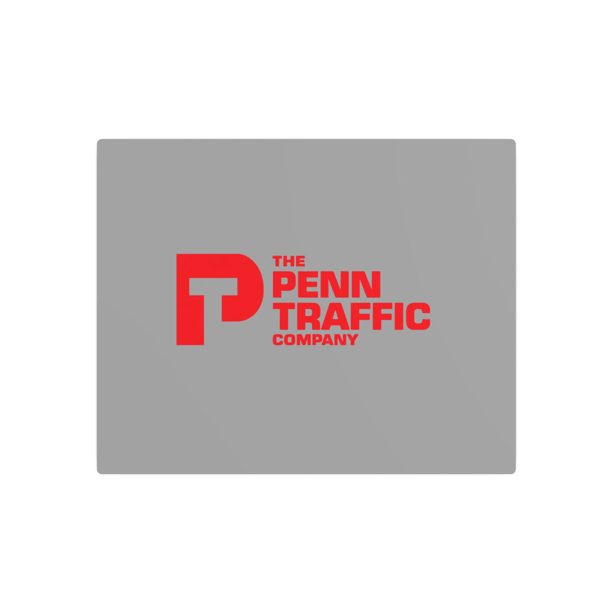 Penn Traffic Metal Sign
