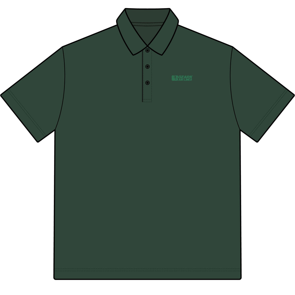 Ozark Air Lines Cotton Polo Shirt