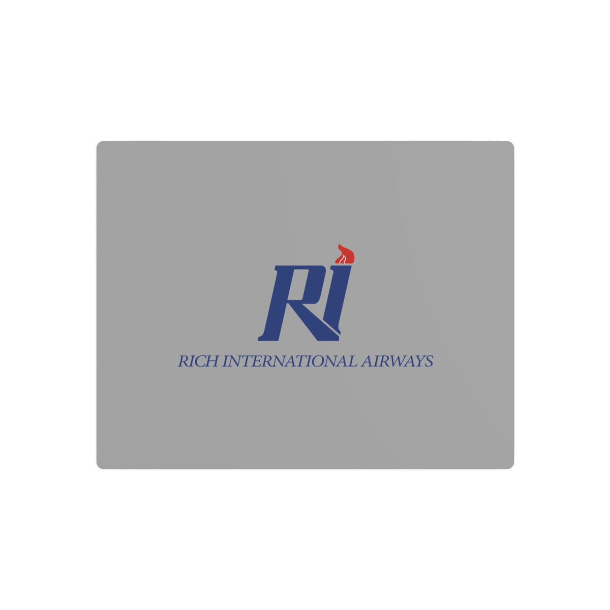 Rich International Airways Metal Sign