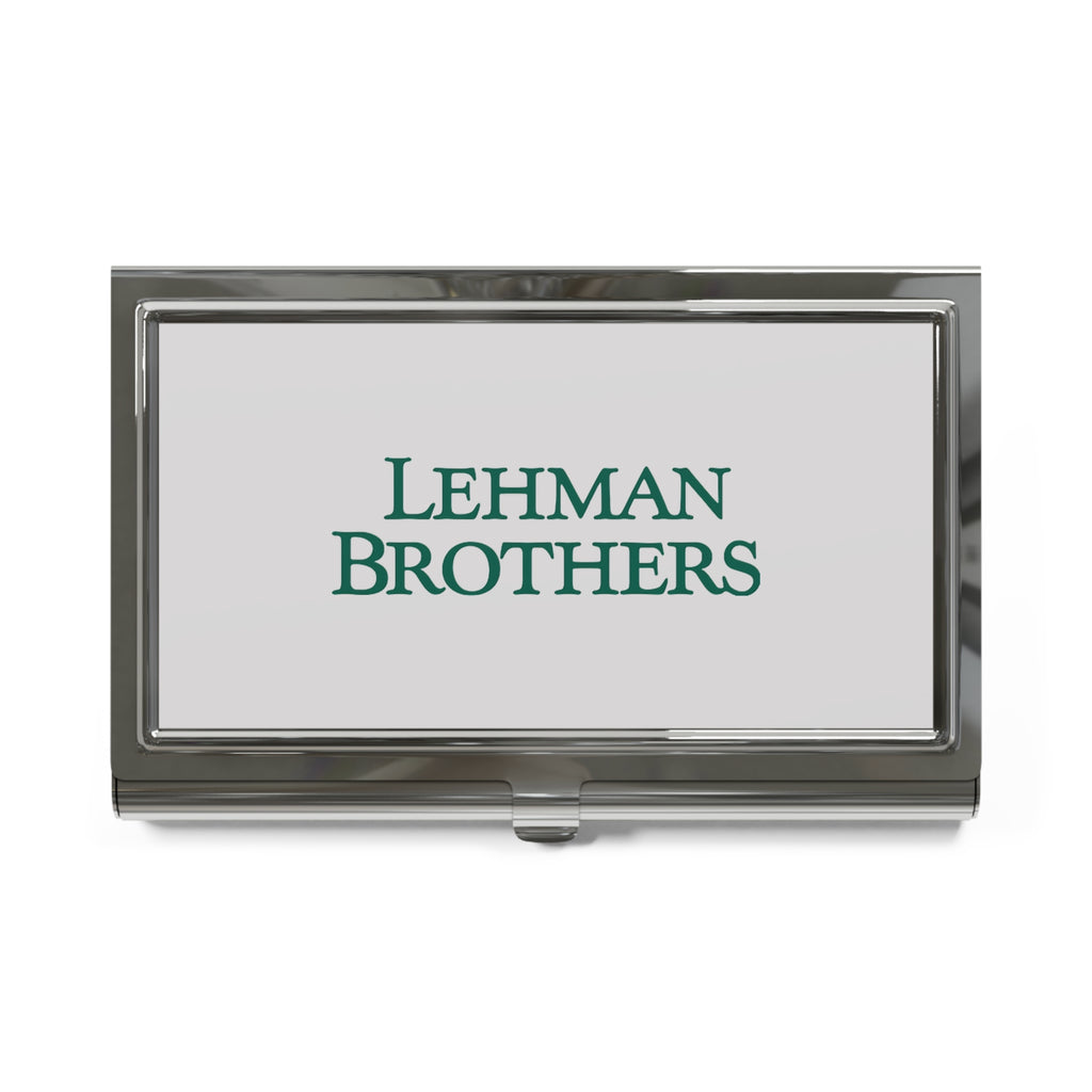 Lehman Brothers Metal Business Card Holder